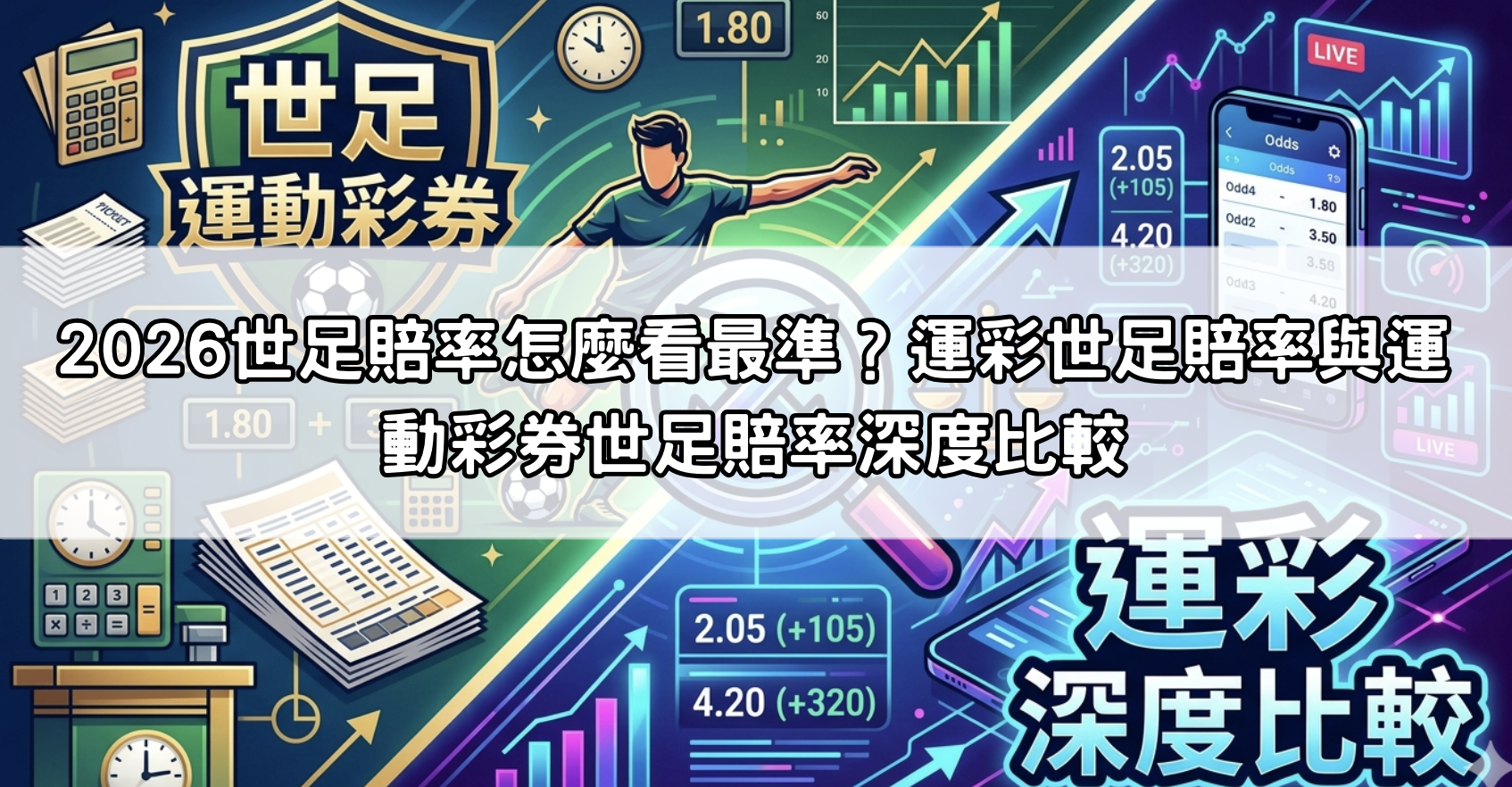 2026世足賠率怎麼看最準？運彩世足賠率與運動彩券世足賠率深度比較