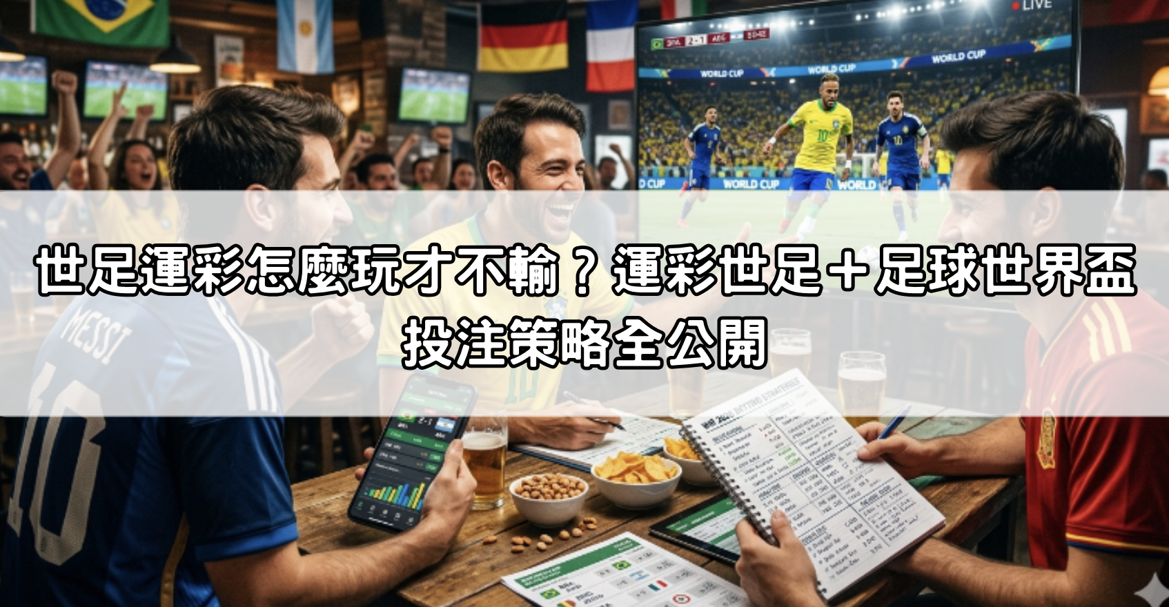 世足運彩怎麼玩才不輸？運彩世足＋足球世界盃投注策略全公開