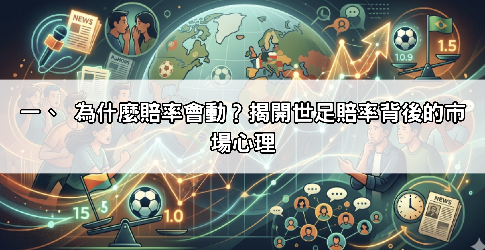 一、 為什麼賠率會動？揭開世足賠率背後的市場心理